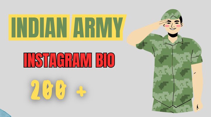 army bio for instagram